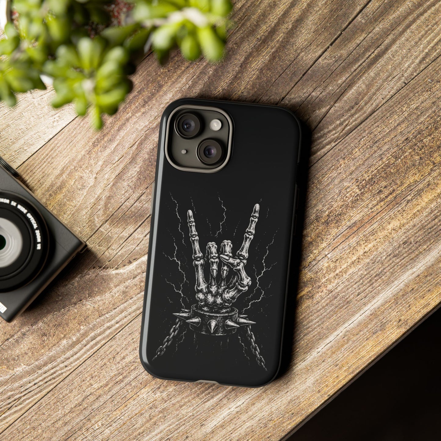 Skeleton Hand Rock Phone Case
