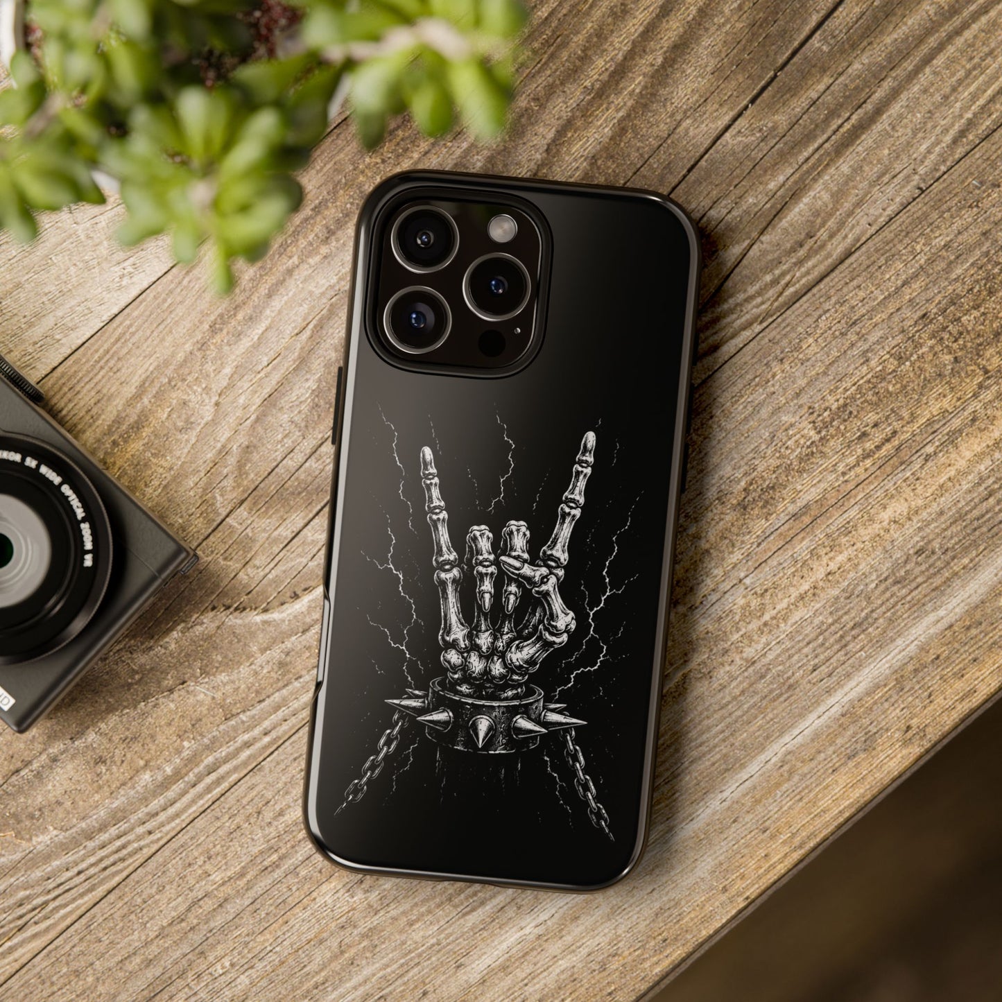 Skeleton Hand Rock Phone Case