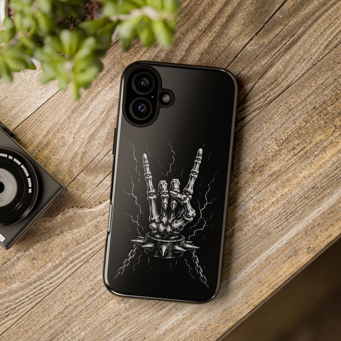 Skeleton Hand Rock Phone Case