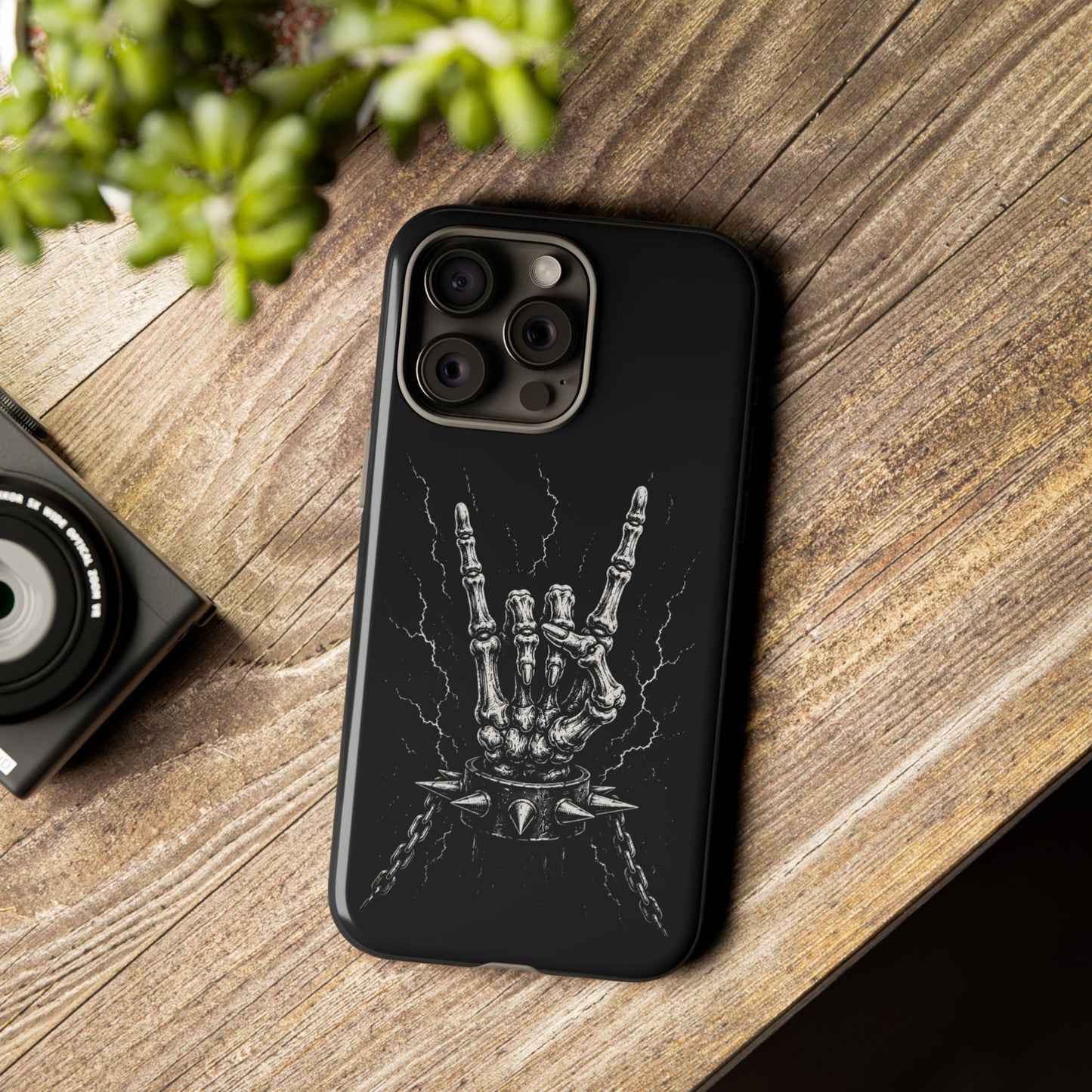 Skeleton Hand Rock Phone Case