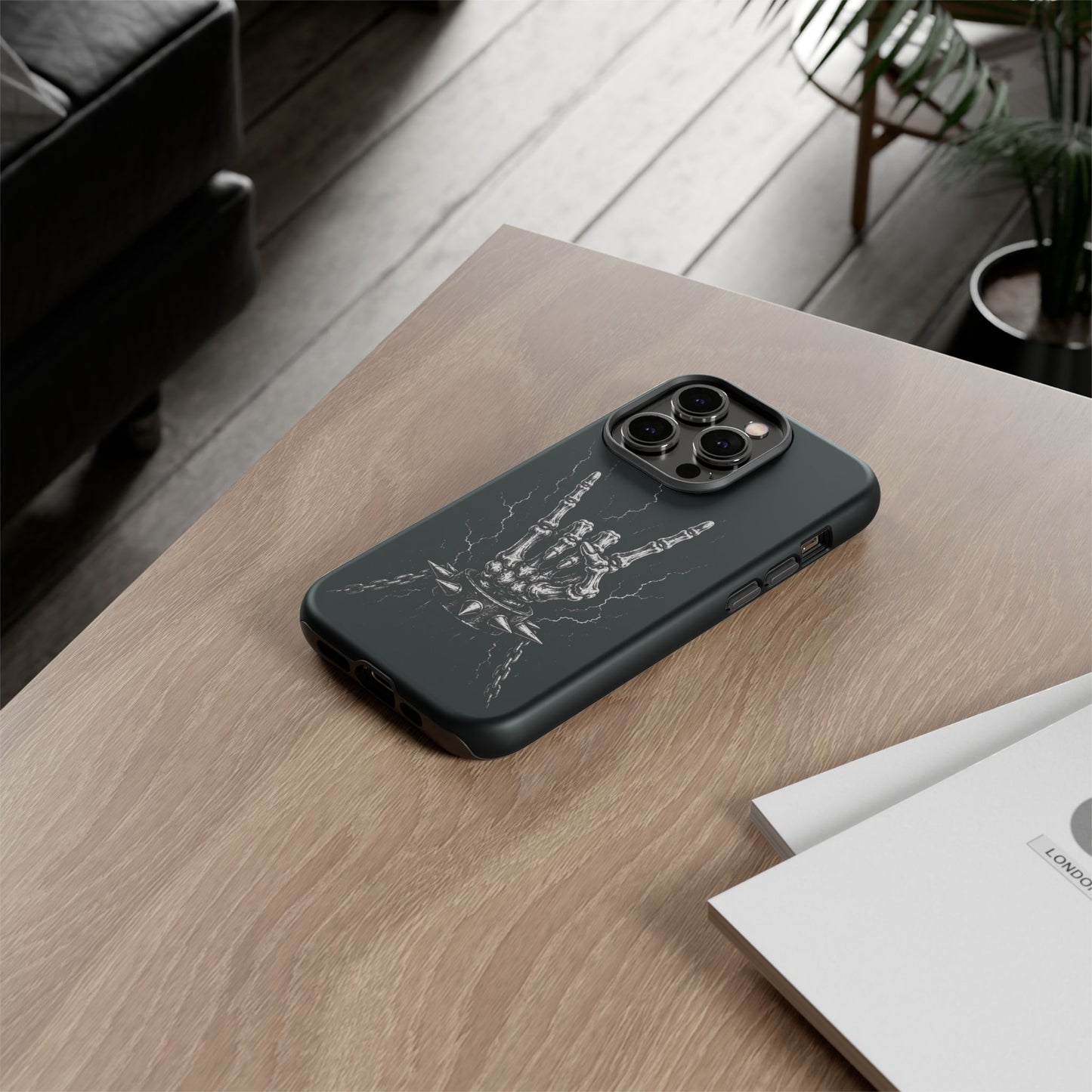 Skeleton Hand Rock Phone Case