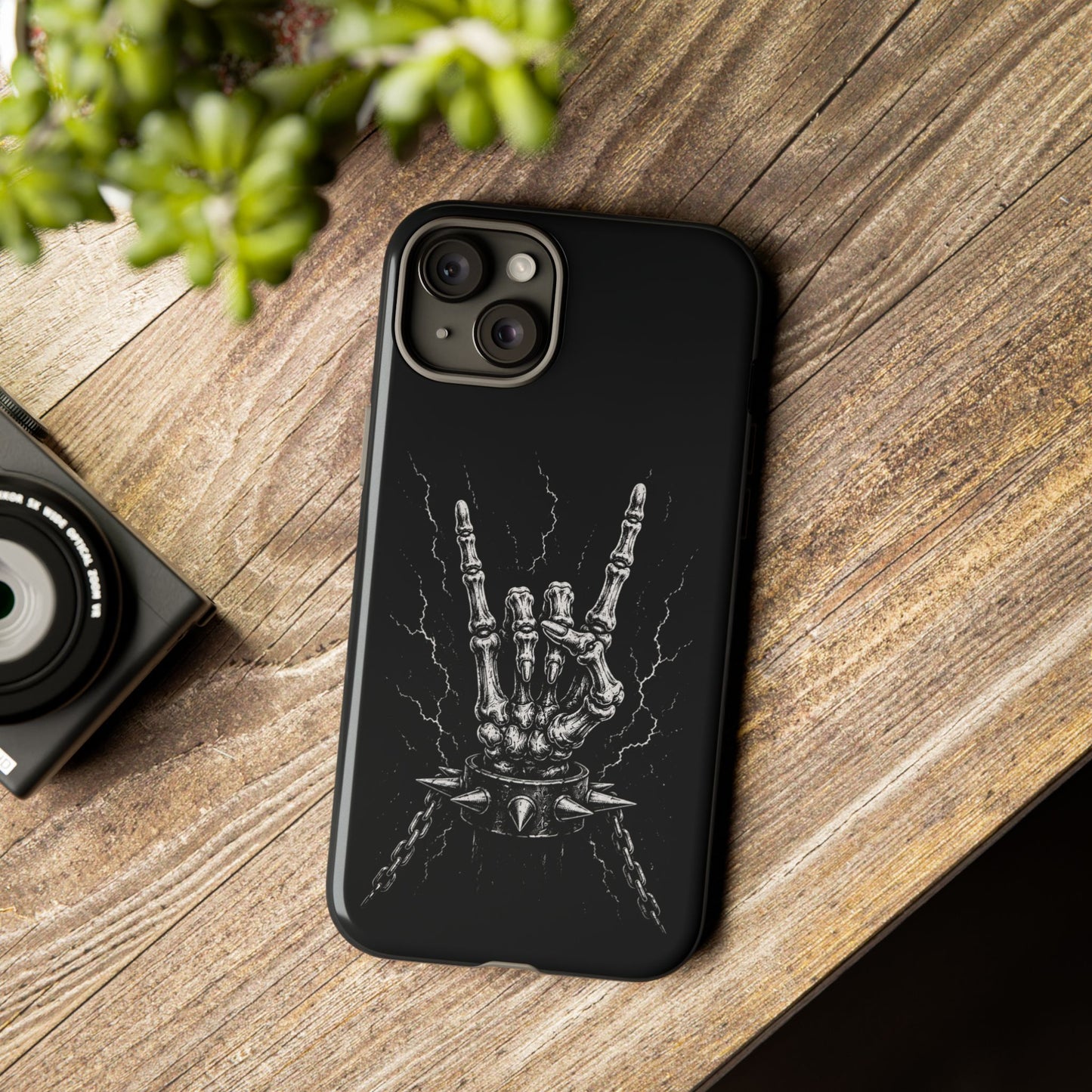 Skeleton Hand Rock Phone Case