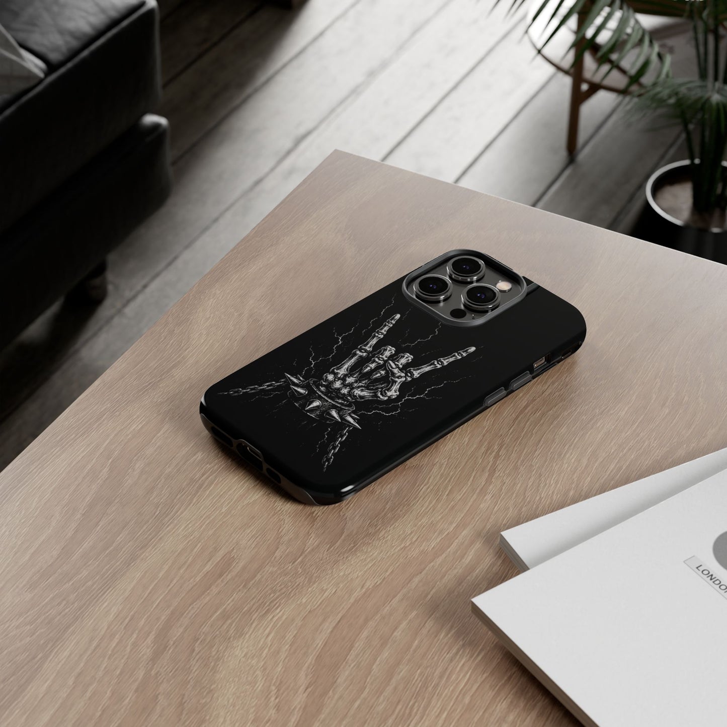 Skeleton Hand Rock Phone Case