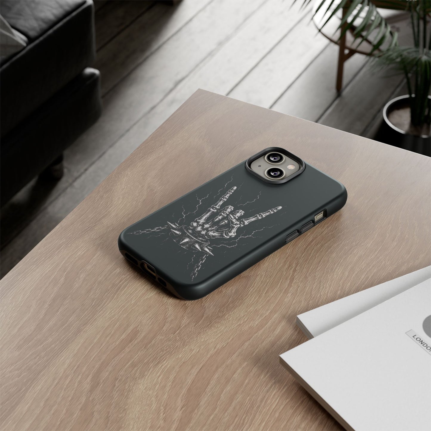 Skeleton Hand Rock Phone Case