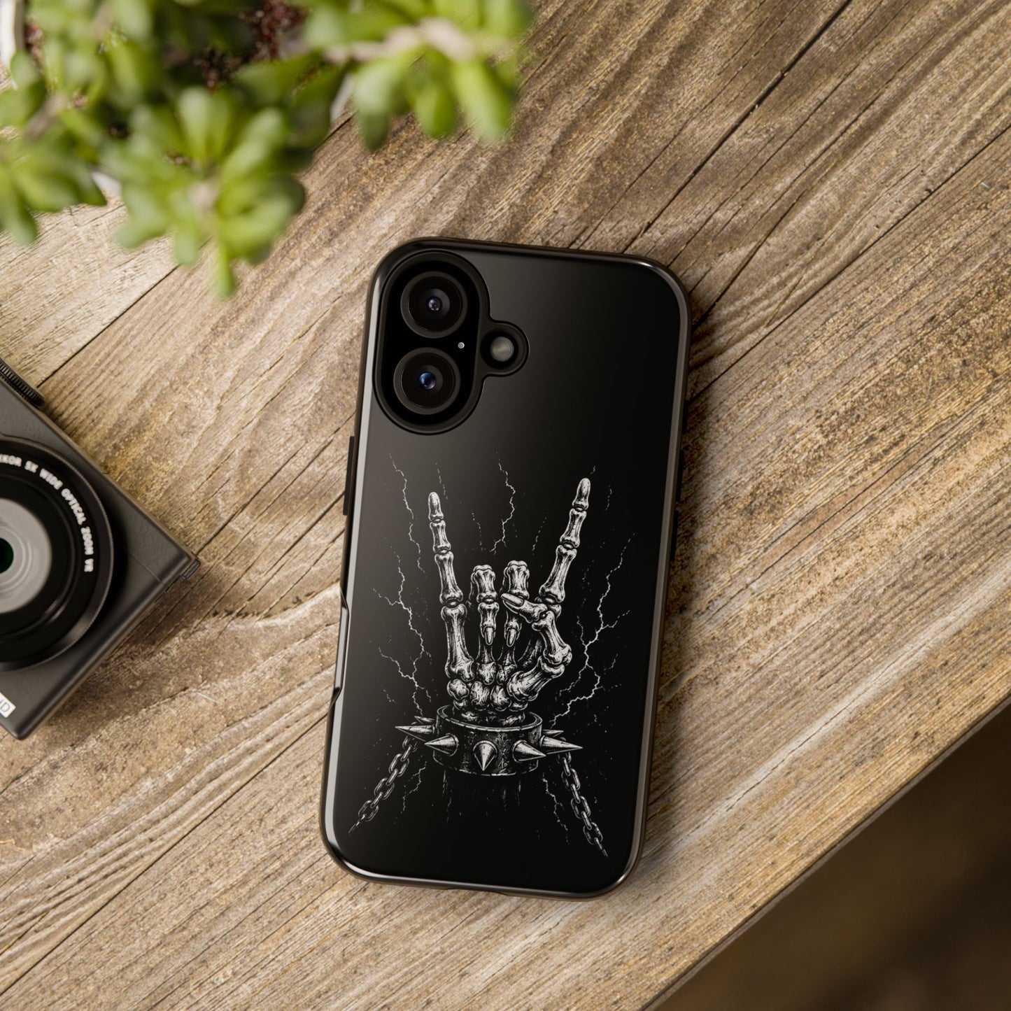Skeleton Hand Rock Phone Case