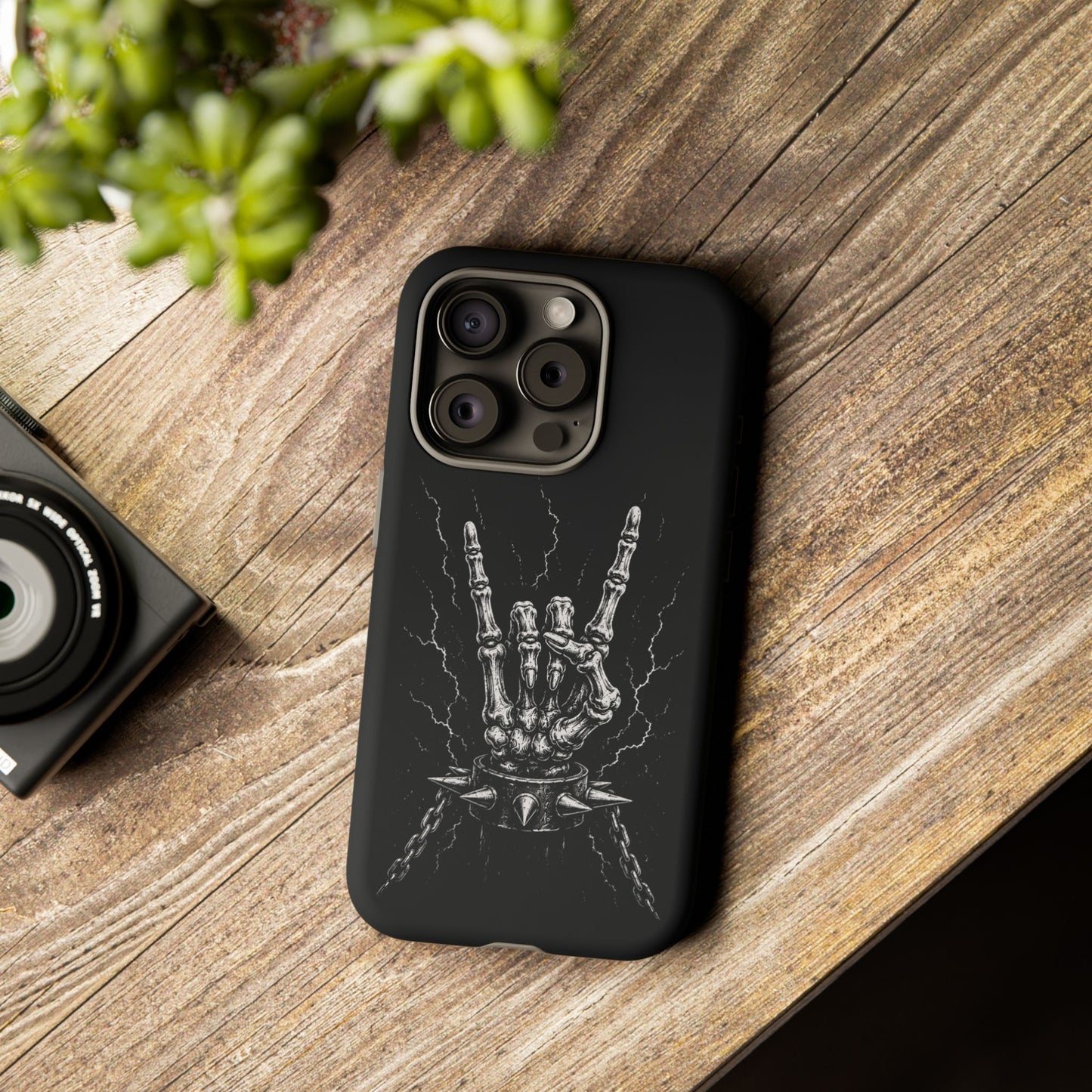 Skeleton Hand Rock Phone Case