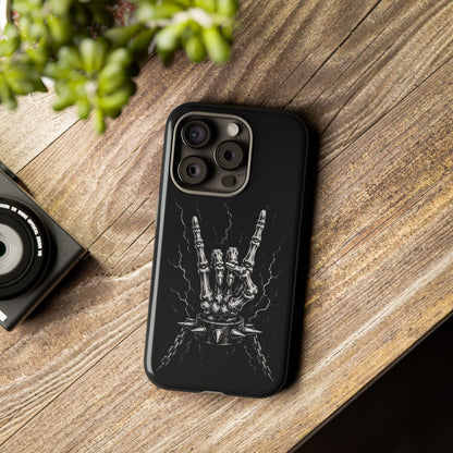 Skeleton Hand Rock Phone Case
