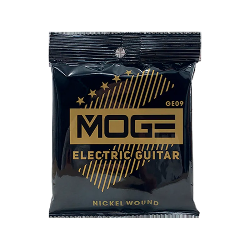 MOGE electric guitar strings packaging on a white background