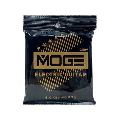 MOGE electric guitar strings packaging on a white background